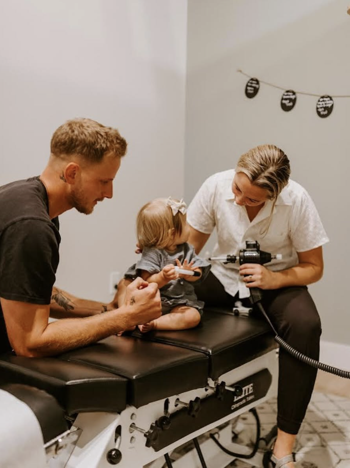 A child receiving attentive care at Everwell Health and Recovery