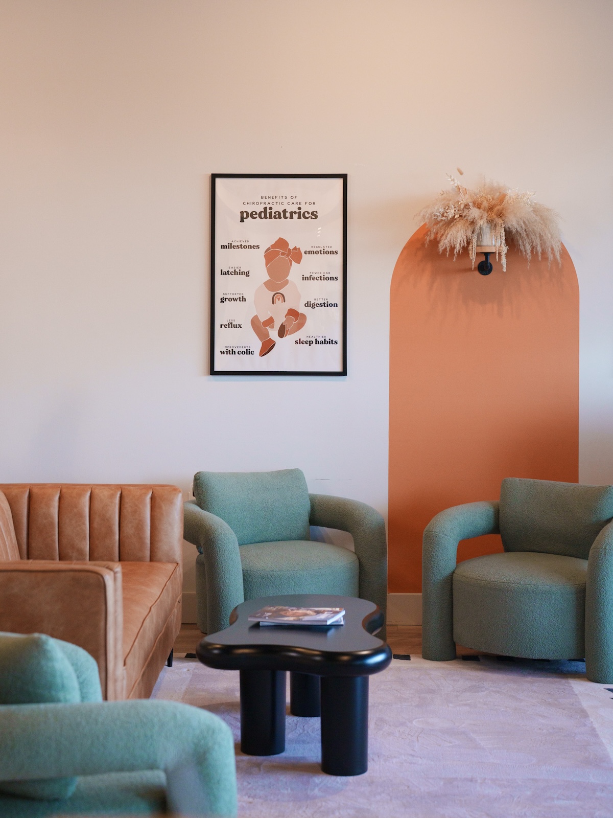 A welcoming pediatric chiropractic room at Everwell
